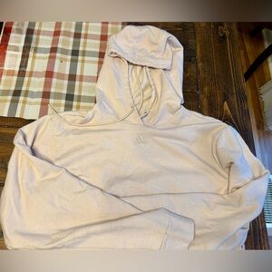 Adidas Cream /Beige Crop Sweatshirt